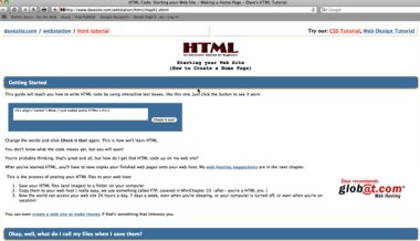 HTML Tutorial Site